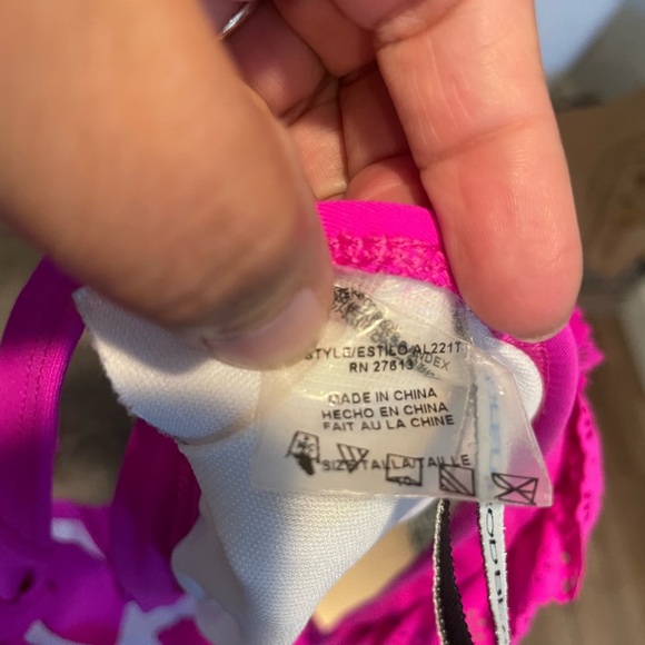 Blue Rob Beattie Vibrant Pink Bikini Set Size 10 - Picture 4 of 4